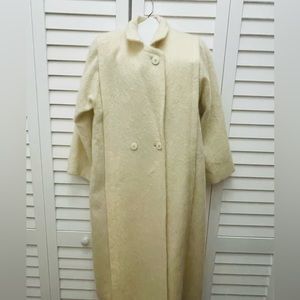 ILGWU Ivory Wool Coat